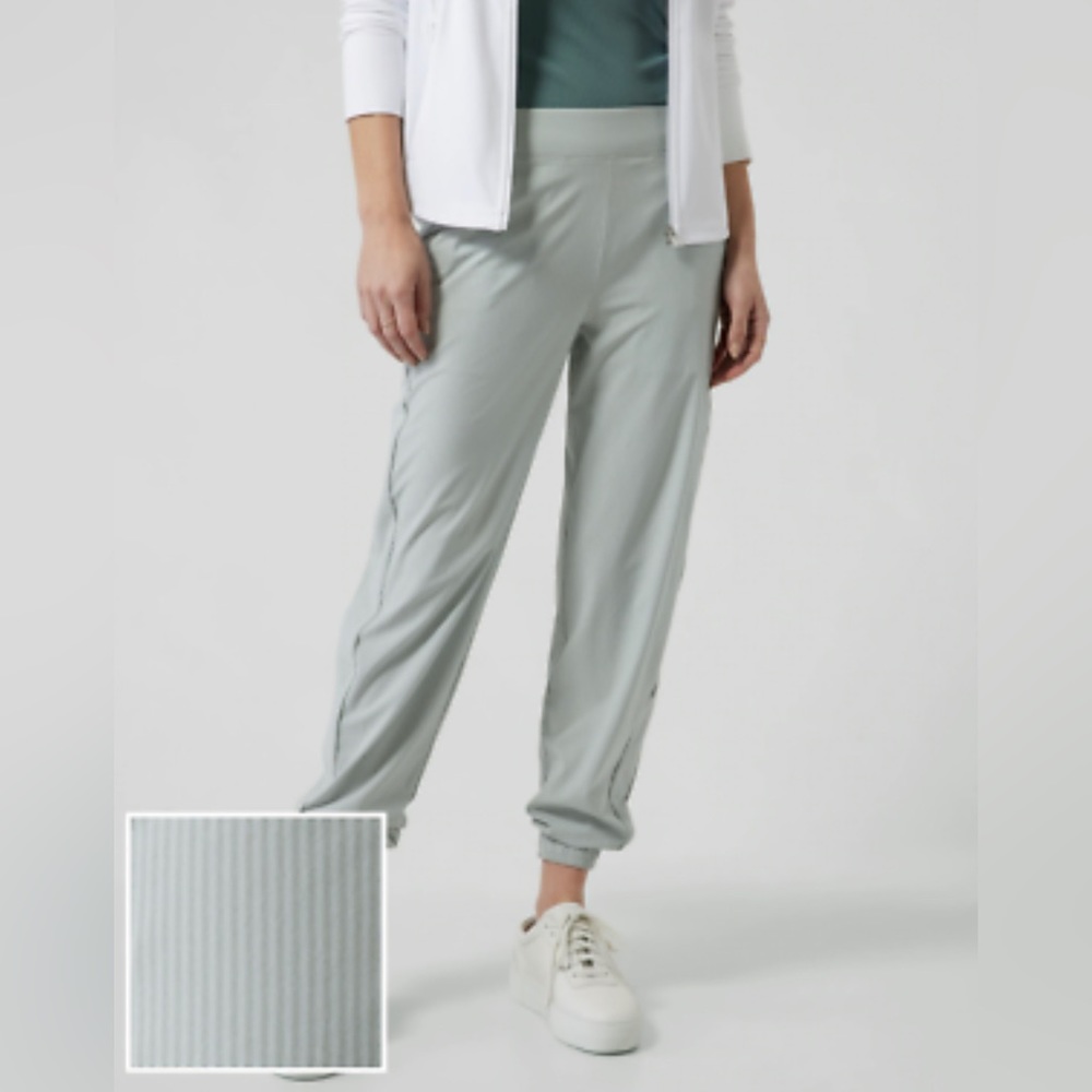 Athleta Brooklyn Textured Jogger - Subtle Stripes